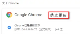 怎么禁止谷歌浏览器更新6